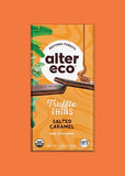 Alter Eco Chocolate Organic Salted Caramel Dark Truffle Thins 84g