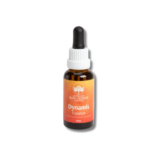 Australian Bush Flower Essences Dynamis Essence is a flower essence blend traditionally used to support vitality, enthusiasm and motivation, helping when energy is low, direction feels unclear or drive is lacking.