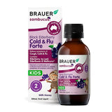 Brauer Sambucus Elderberry Cold & Flu Forte for Kids