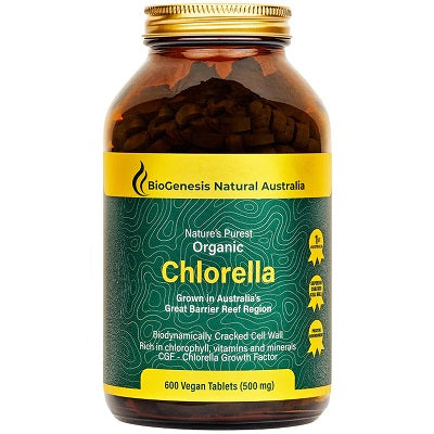 BioGenesis Organic Chlorella 600 Tabs
