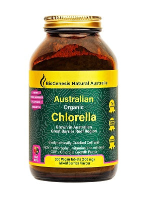 BioGenesis Organic Chlorella Berry 300 Tabs