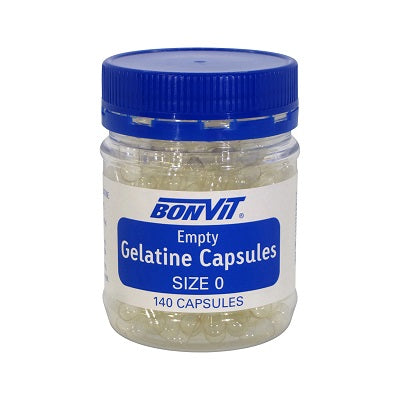 Bonvit Empty Gelatine Capsules Size 0