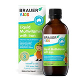 Brauer Kids Liquid Multi with Iron 200ml