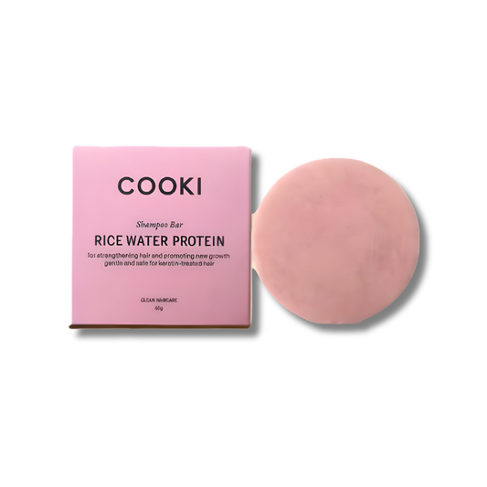 Cooki Haircare Rice Water Protein Shampoo Bar 65g