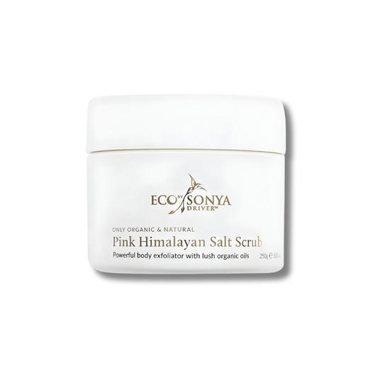 Eco By Sonya Pink Himalayan Salt Scrub helps exfoliate skin and supports a smoothing body care routine.
