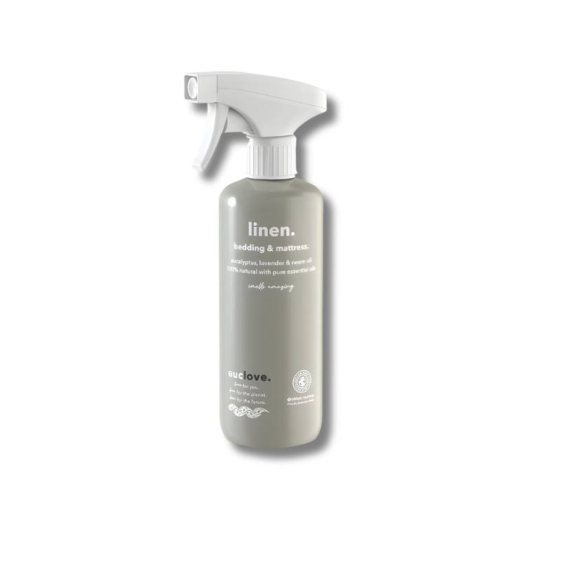 Home spray bottle on a white background