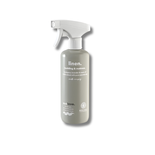 Home spray bottle on a white background