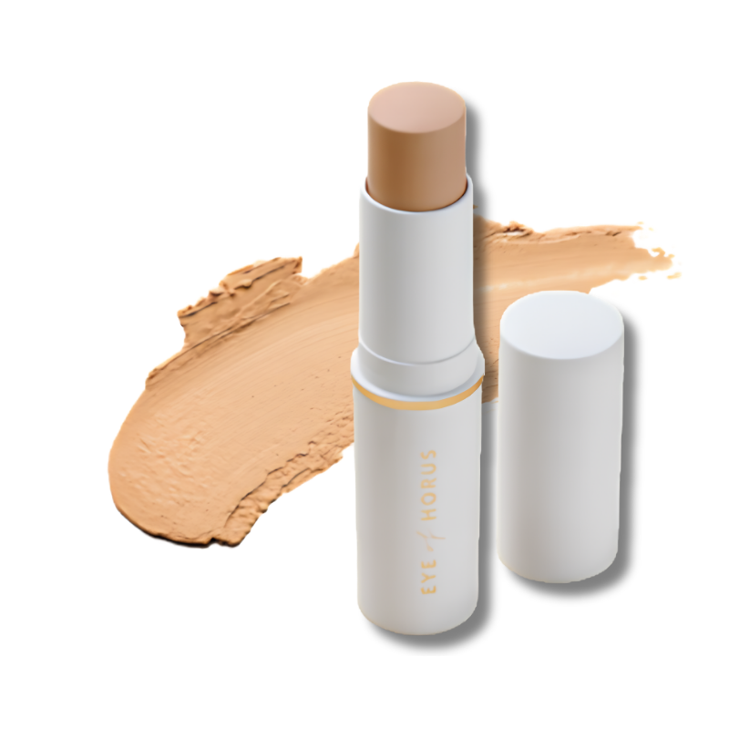 Eye Of Horus Ritual Skin Foundation Stick Golden supports an even complexion and helps maintain smooth radiant looking skin