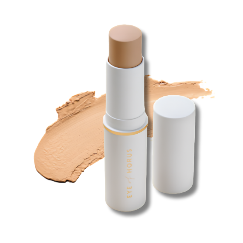 Eye Of Horus Ritual Skin Foundation Stick medium supports an even complexion and helps maintain smooth radiant looking skin