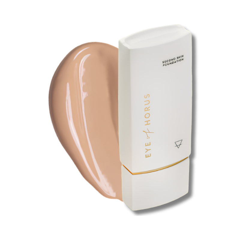 Eye Of Horus Second Skin Foundation Warm Beige supports an even complexion and helps maintain smooth radiant looking skin
