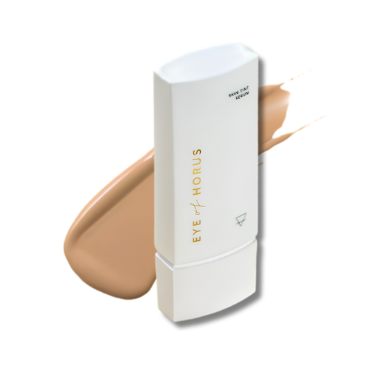 Eye Of Horus Skin Tint Serum Foundation Dark supports an even complexion and helps maintain hydrated radiant looking skin