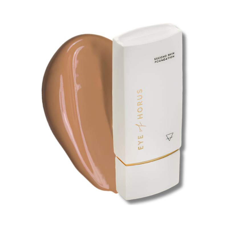 Eye Of Horus Second Skin Foundation Deep Tan supports an even complexion and helps maintain smooth radiant looking skin