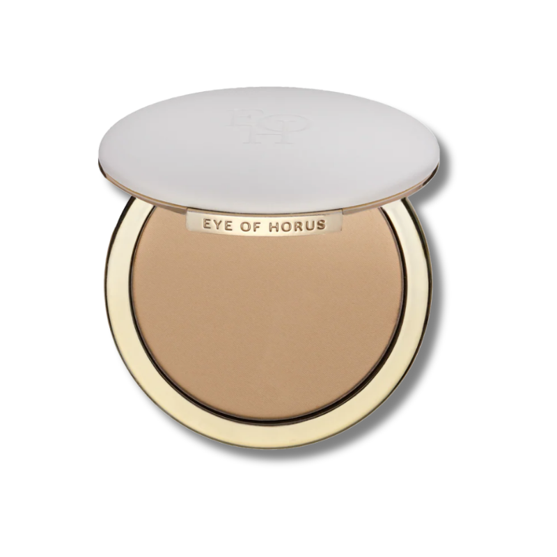 Compact pressed powder foundation with buildable coverage and oil control for a smooth, matte finish ideal for all skin types and on-the-go use.