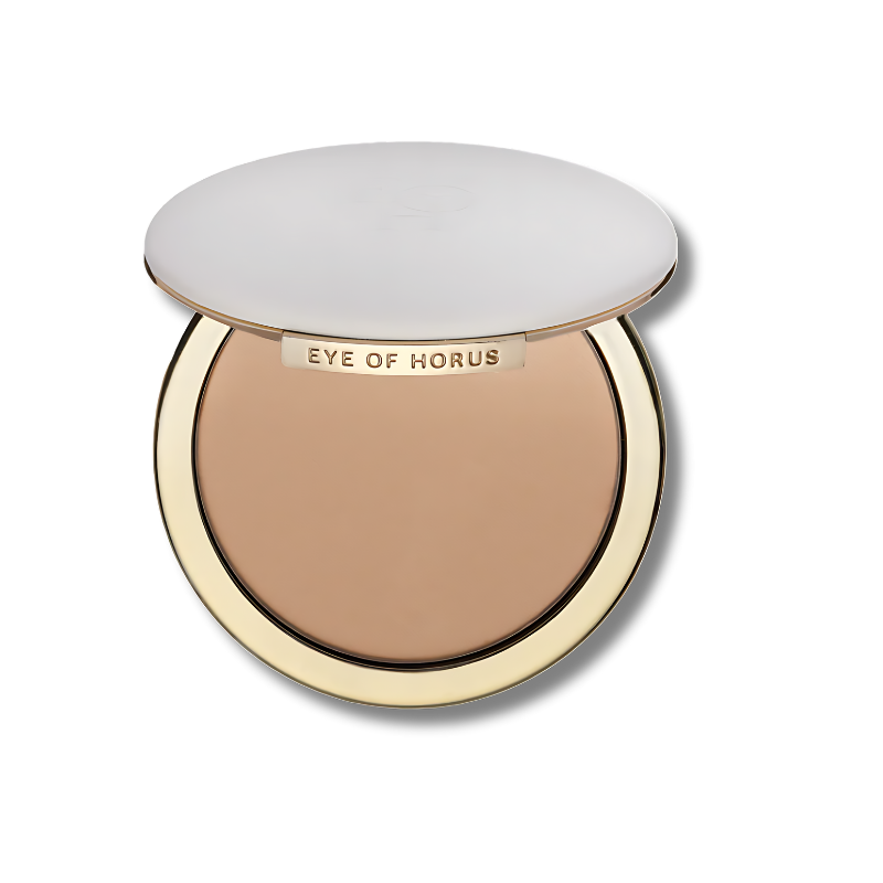 Compact pressed powder foundation with buildable coverage and oil control for a smooth, matte finish ideal for all skin types and on-the-go use.