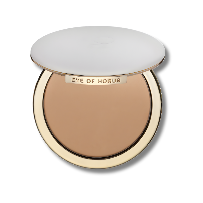 Compact pressed powder foundation with buildable coverage and oil control for a smooth, matte finish ideal for all skin types and on-the-go use.