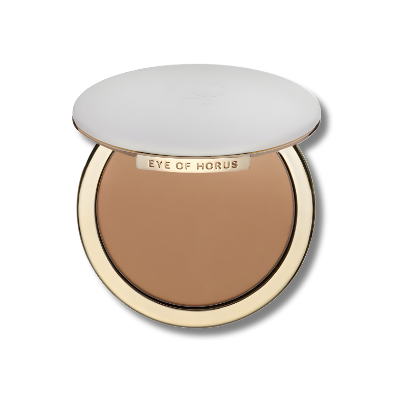 Compact pressed powder foundation with buildable coverage and oil control for a smooth, matte finish ideal for all skin types and on-the-go use.