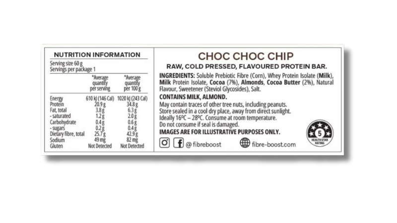Fibre Boost Bar 60g