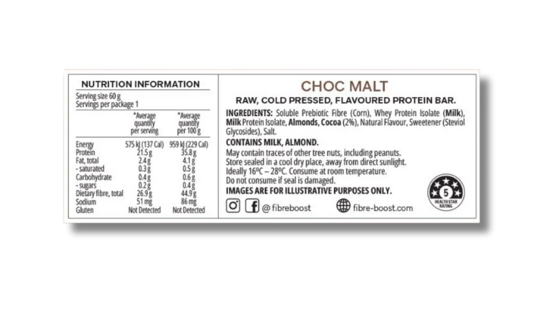 Fibre Boost Bar 60g