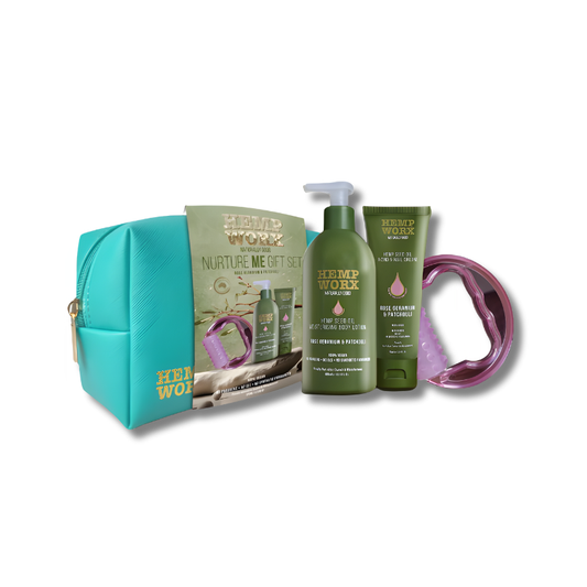 Hemp Worx Nurture Me Gift Set Rose Geranium Patchouli