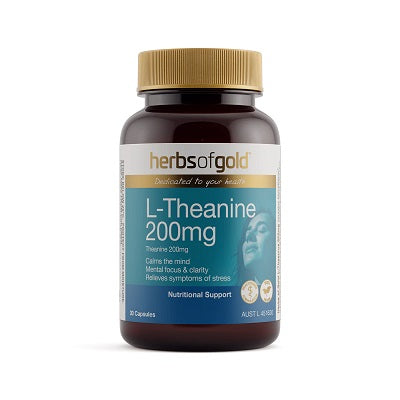 Herbs of Gold L-Theanine 200mg 30 caps