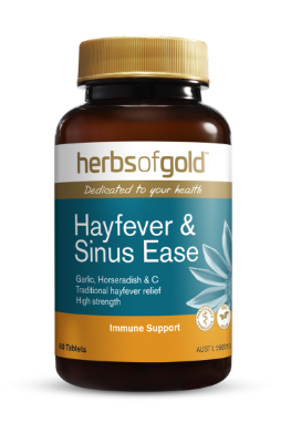Herbs of Gold Hayfever & Sinus Ease 60 Tablets - Go Vita Tanunda - PERMANENT DISCOUNTS -
