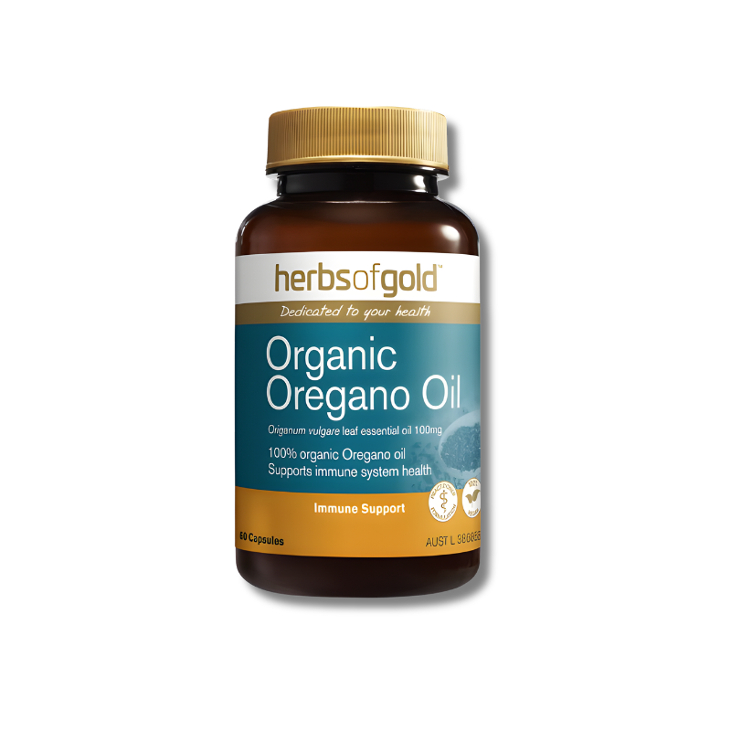 Herbs of Gold Organic Oregano Oil capsules support immune system function as an oregano oil supplement.