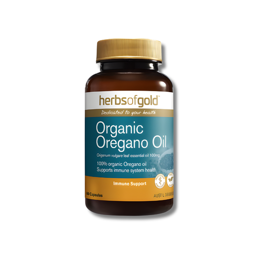 Herbs of Gold Organic Oregano Oil capsules support immune system function as an oregano oil supplement.