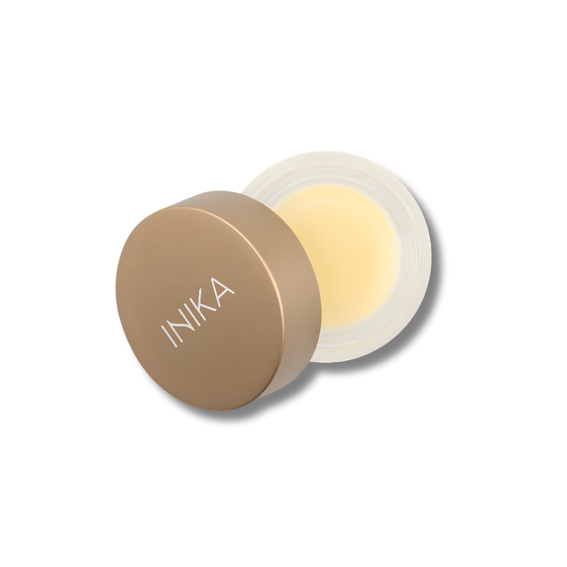 Intensive repair lip treatment with fruit AHAs, bakuchiol, and prickly pear to exfoliate, boost collagen, and deeply nourish in a sustainable glass jar.