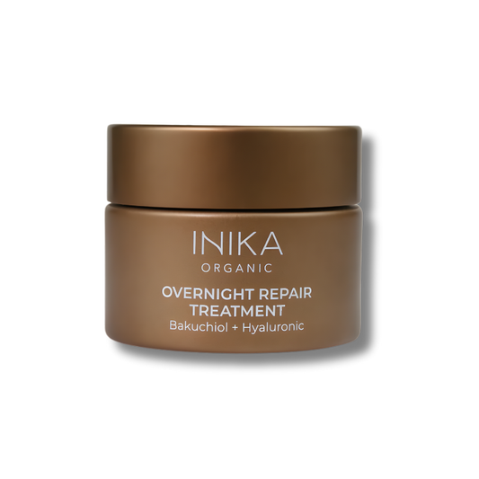 Bakuchiol and Hyaluronic Acid overnight serum - reduces fine lines, hydrates deeply, and restores radiant, youthful skin