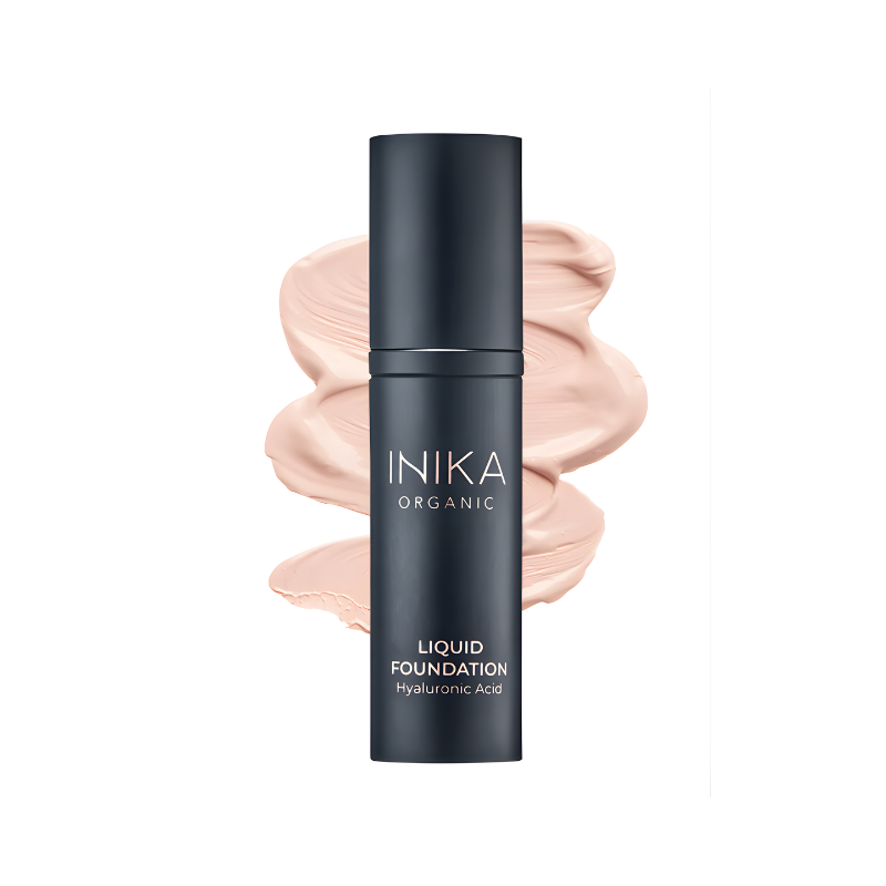 Inika Organic Liquid Foundation Porcelain shade very light neutral tone