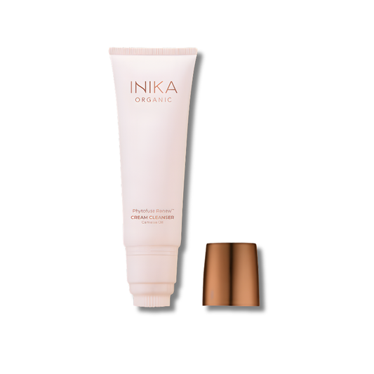 INIKA Organic Phytofuse Renew Cream Cleanser tube with cap