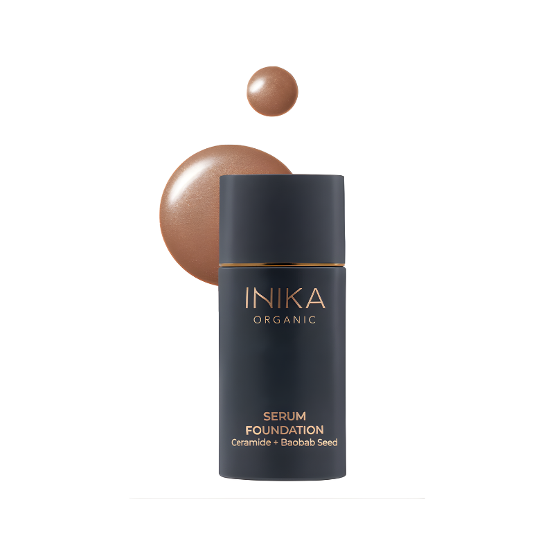 Inika Organic Serum Foundation Spirited shade medium warm tone