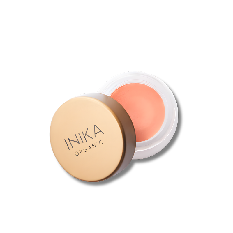 Inika Organic Lip and Cheek Cream Morning peach coral shade