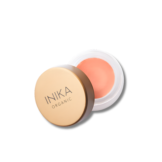 Inika Organic Lip and Cheek Cream Morning peach coral shade