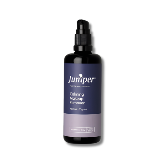 Juniper Calming Makeup Remover supports gentle makeup removal and helps maintain soft hydrated skin