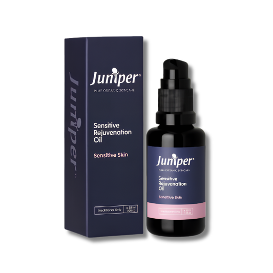 Juniper Sensitive Rejuvenation Oil supports skin hydration and helps maintain calm nourished skin