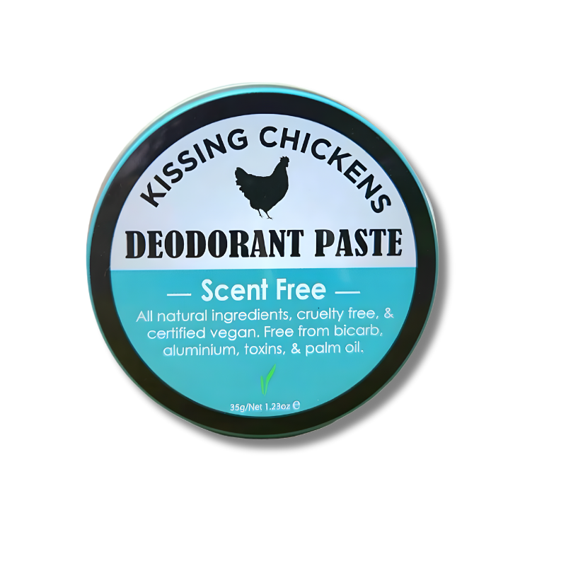 Bicarb-free magnesium scent free deodorant paste for sensitive skin, vegan and nurse-developed for lasting freshness