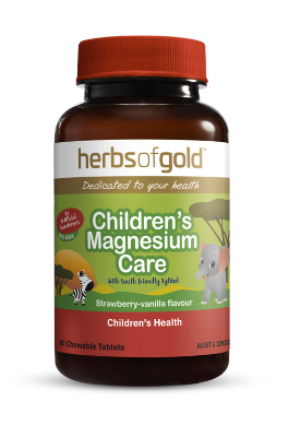 Herbs of Gold Childrens Magnesium Care 60 Chewable Tablets