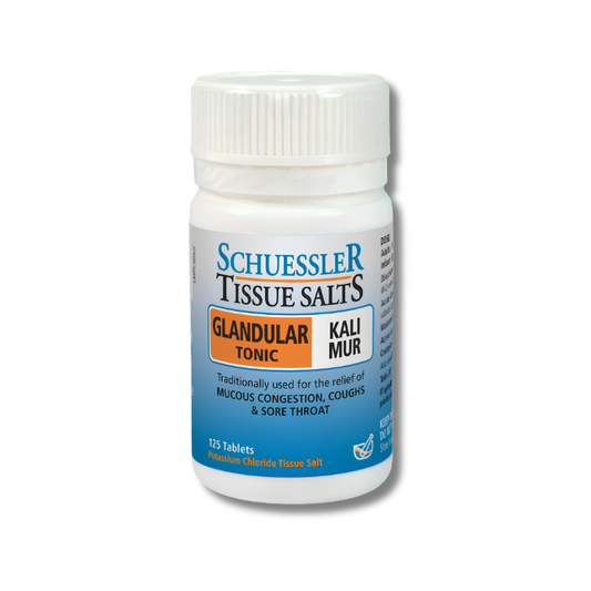Martin and Pleasance Kali Mur chewable tablets supports throat comfort and helps maintain respiratory health and wellbeing