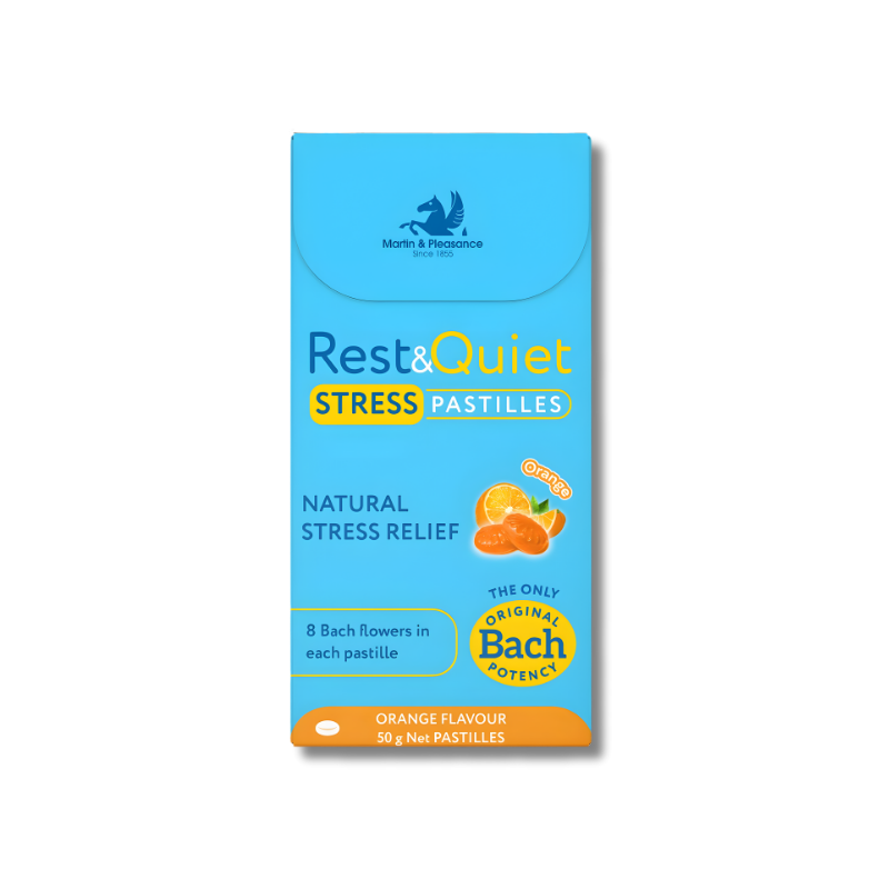 Bach Rescue Remedy Orange pastilles – stress relief and emotional balance, alcohol-free and gluten-free