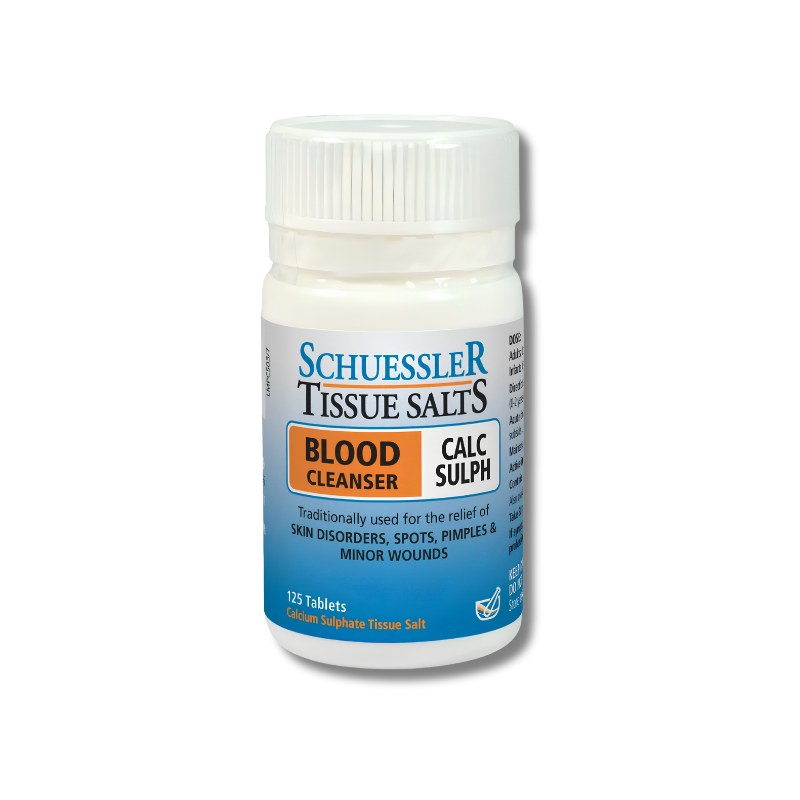 Calc Sulph supports liver function and general wellbeing as a tissue salt supplement for daily use