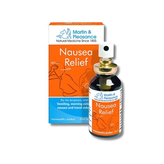 Nausea Relief Spray supports temporary relief of nausea and travel discomfort as a lactose free homeopathic oral spray