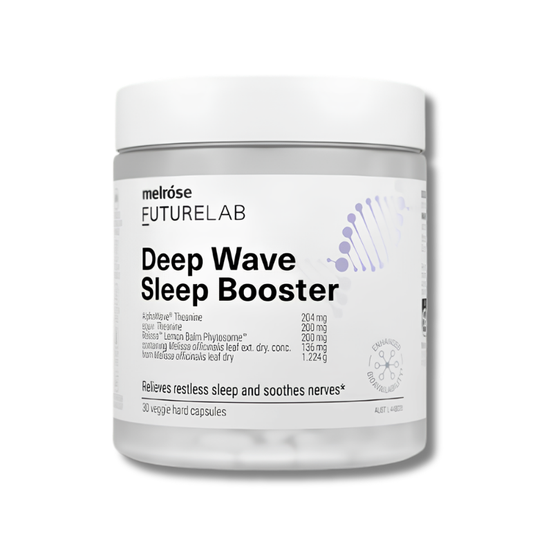 Melrose FutureLab Deep Wave Sleep Booster container on a white background