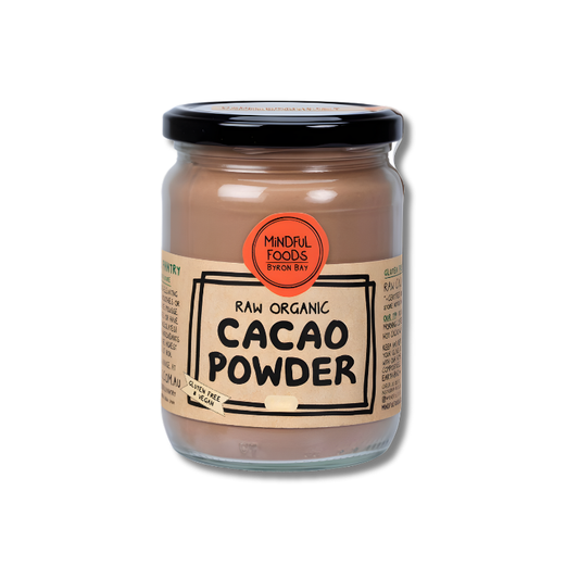 Mindful Foods Raw Organic Cacao Powder is a raw organic cacao powder used to support general wellbeing as part of a balanced diet.