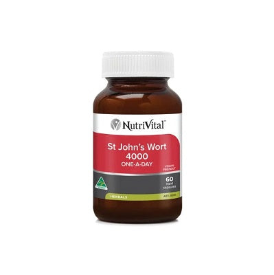 NutriVital St Johns Wort 4000mg 60 v/caps