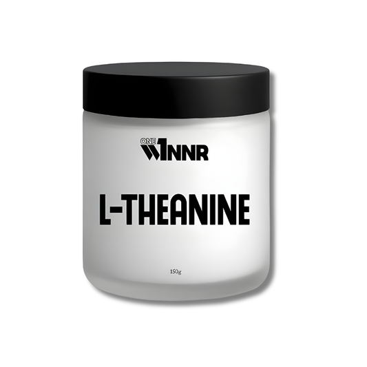 ONE W1NNR L-Theanine powder supports relaxation and helps maintain a healthy stress response and mental focus