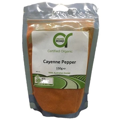 Organic Road Cayenne Pepper 150G