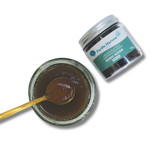 Pacific Harvest Irish Sea Moss supports everyday nutrition as a versatile seaweed ingredient containing naturally occurring iodine.