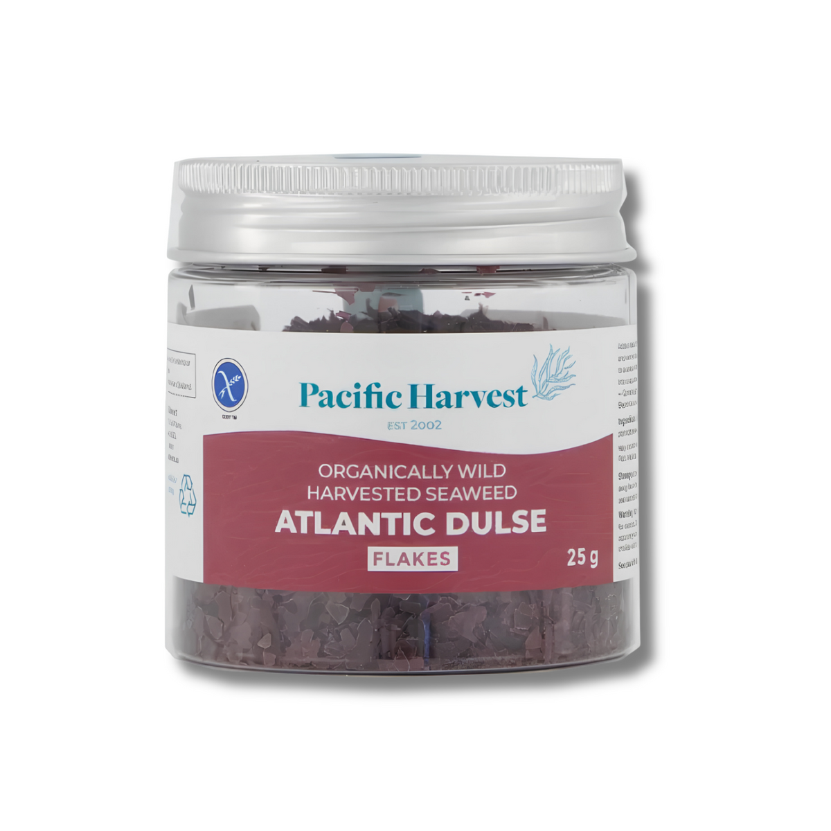 Atlantic dulse red seaweed with a naturally smoky, salty flavour, air-dried and tested for contaminants. A versatile plant-based food ingredient. Go Vita Tanunda.
