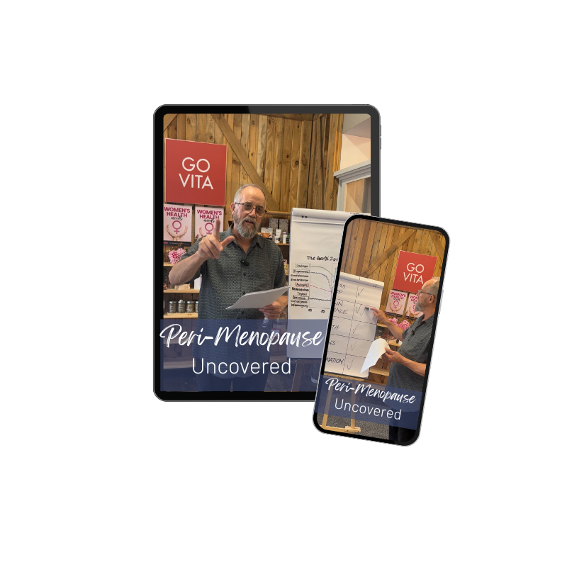 Perimenopause Uncovered video replay with Naturopath Pete Balogh teaching natural ways to manage symptoms and balance hormones.